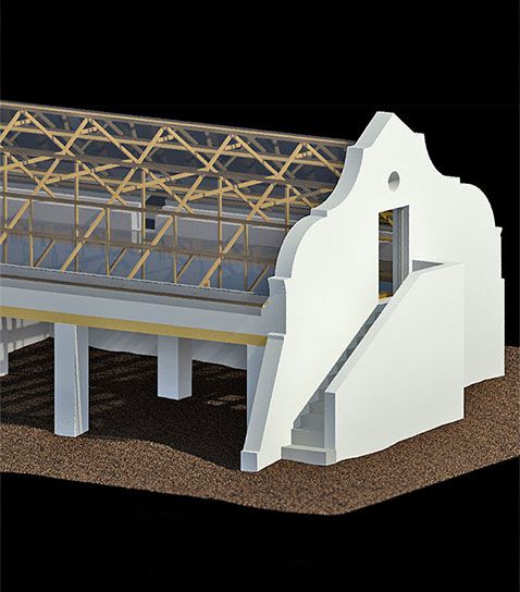 3D model of a heritage building